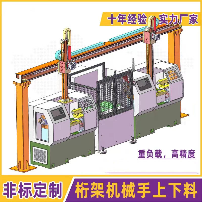 重載龍門(mén)桁架三軸齒輪齒條雙直線(xiàn)導(dǎo)軌精密滑臺(tái)模組重型碼垛機(jī)械